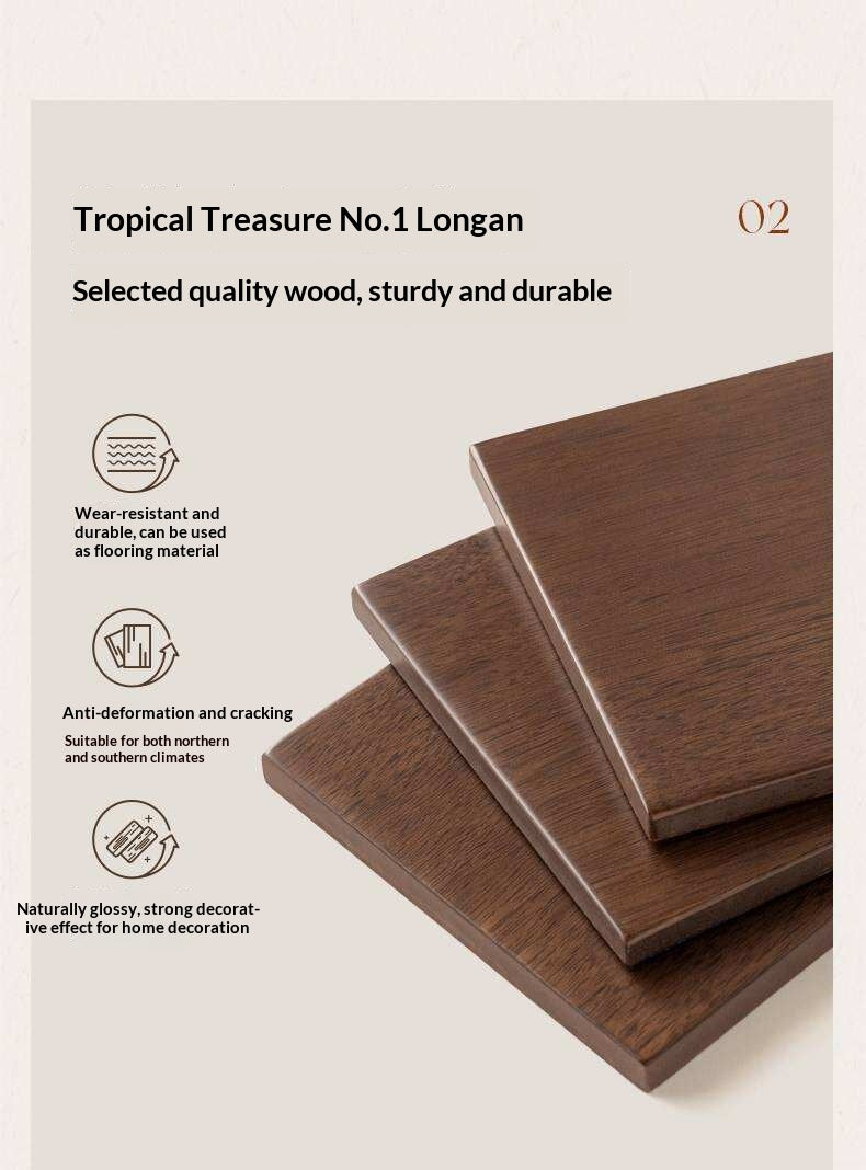Black Walnut Solid Wood Integrated Wall Bookcase with Floor Display