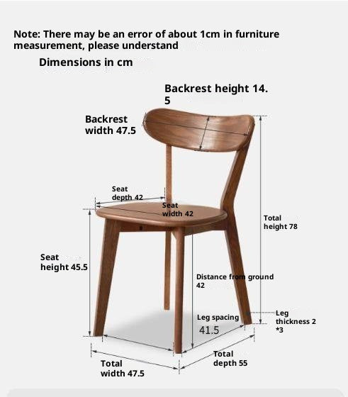 Oak, Ash, Beech Solid Wood Dining Chair