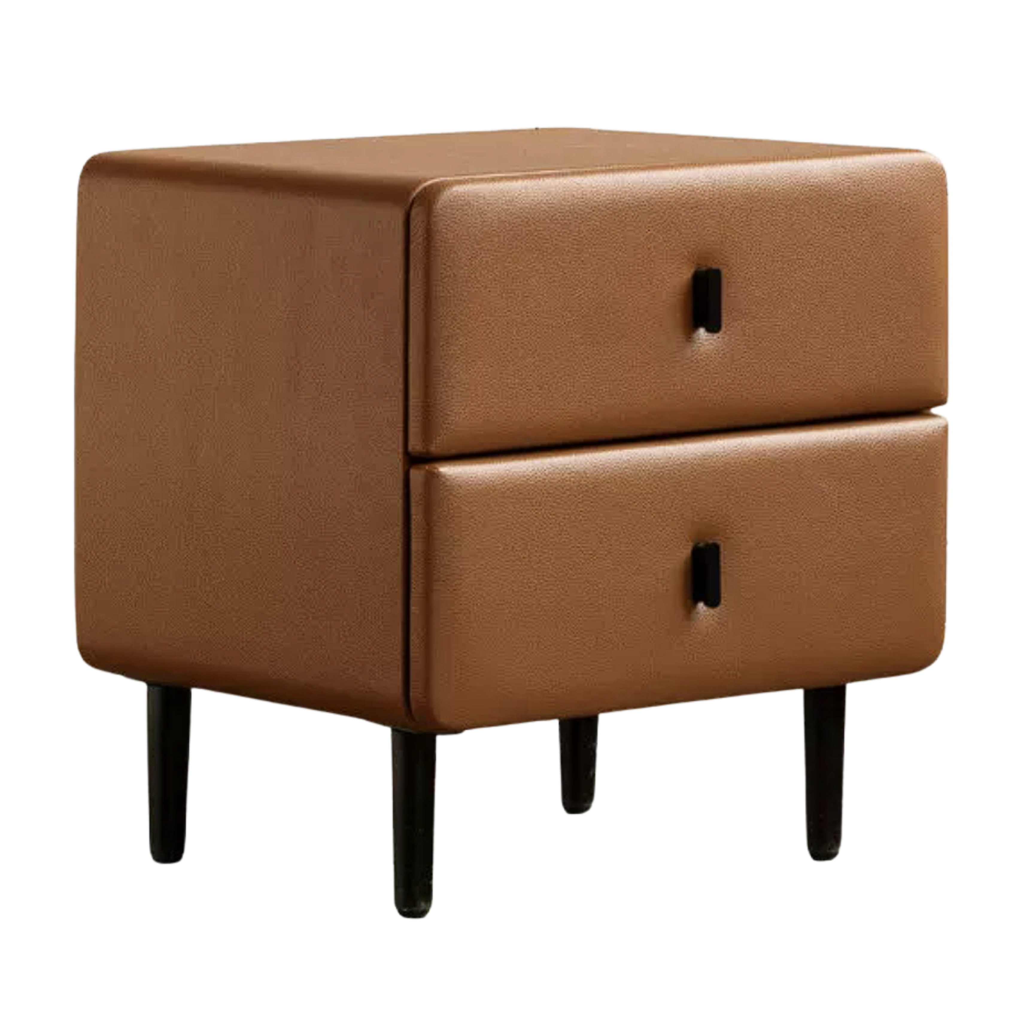 Cream Upholstered Nightstand