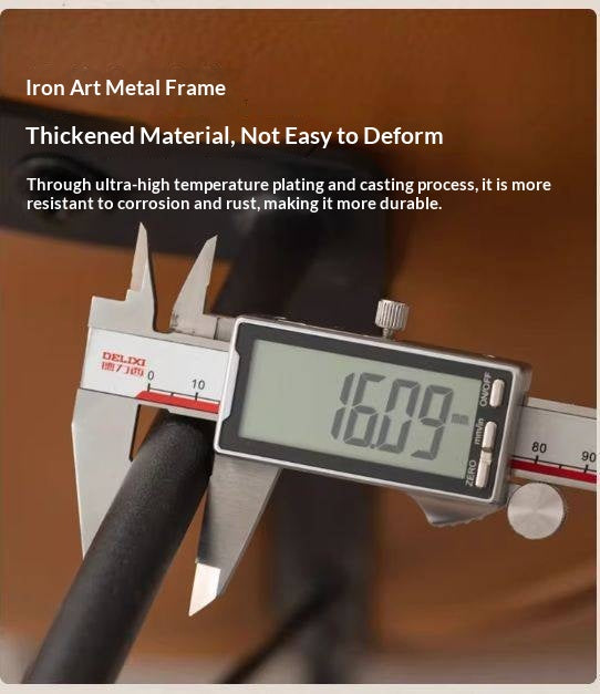 Beech Solid Wood Mid-Century Rocking Accent Chair with Houndstooth Cushion