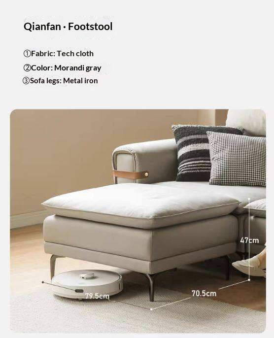 Fabric Soft Footstool Modern And Simple  Footrest