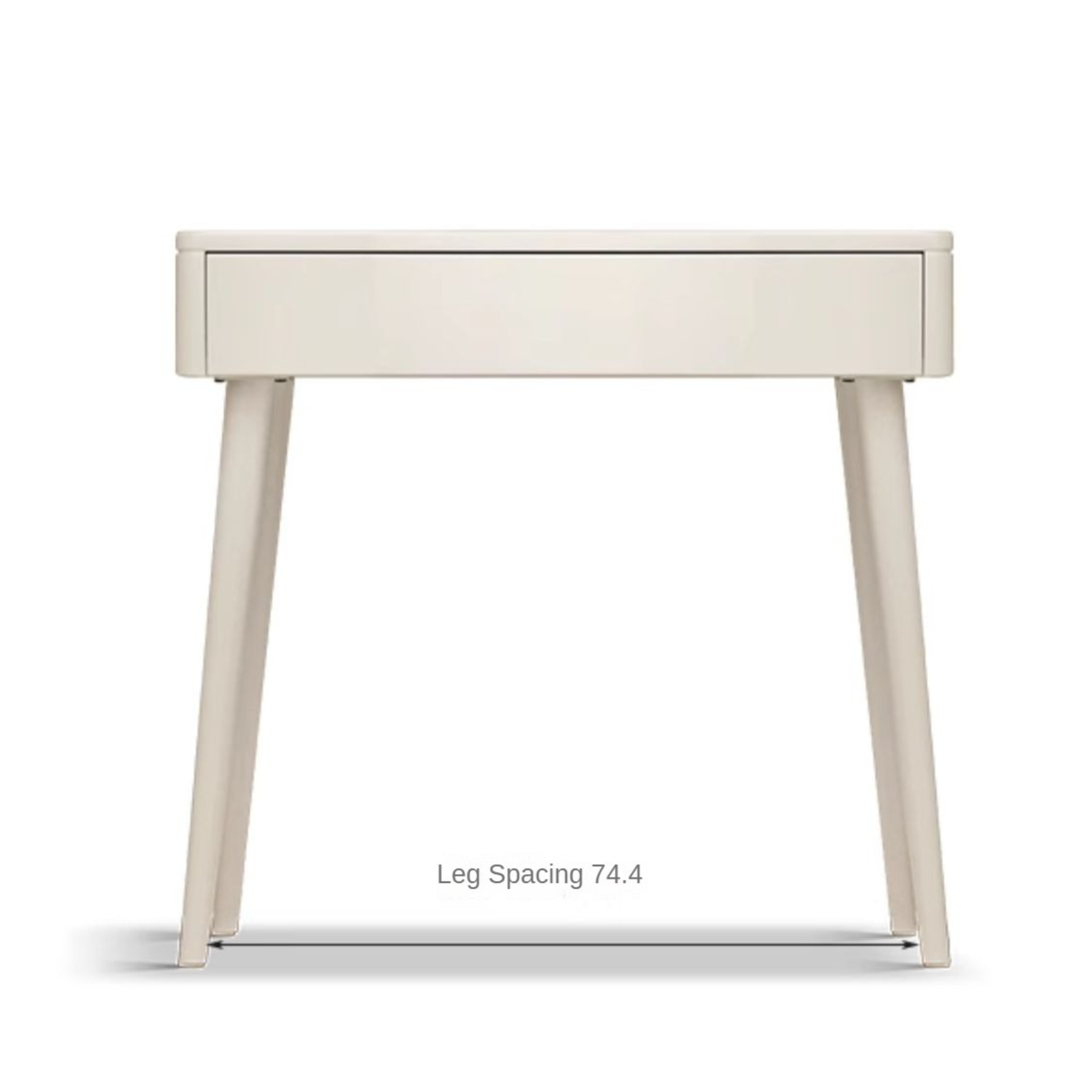 Poplar Solid Wood Cream Air Dressing Table