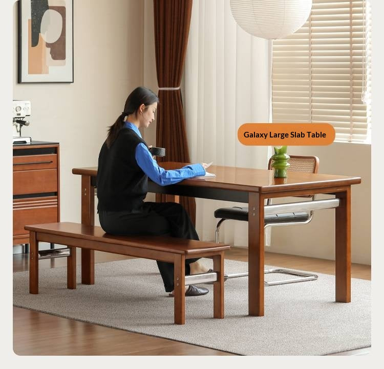 Tulipwood Solid Wood Vintage Style Long Bench