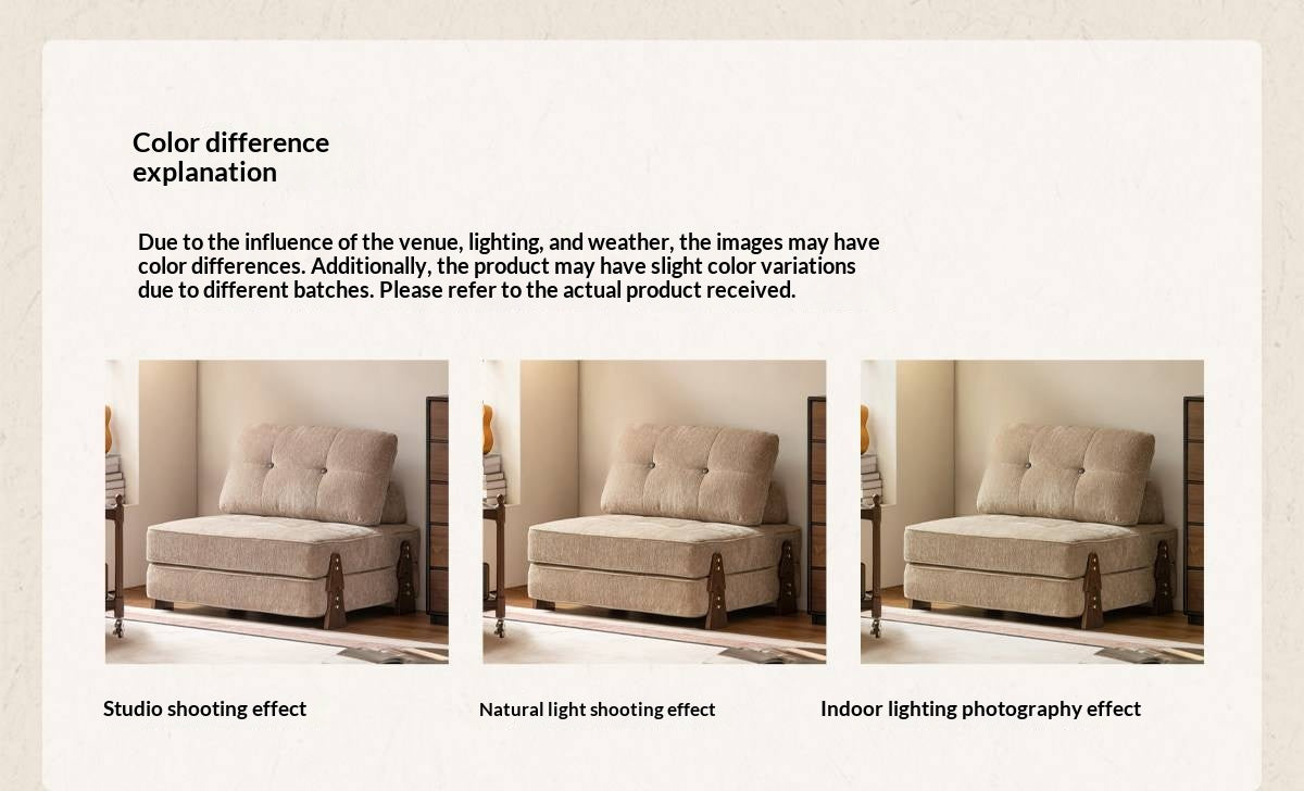 4-in-1 Convertible Ottoman Sofa Bed with Tufted Cushion