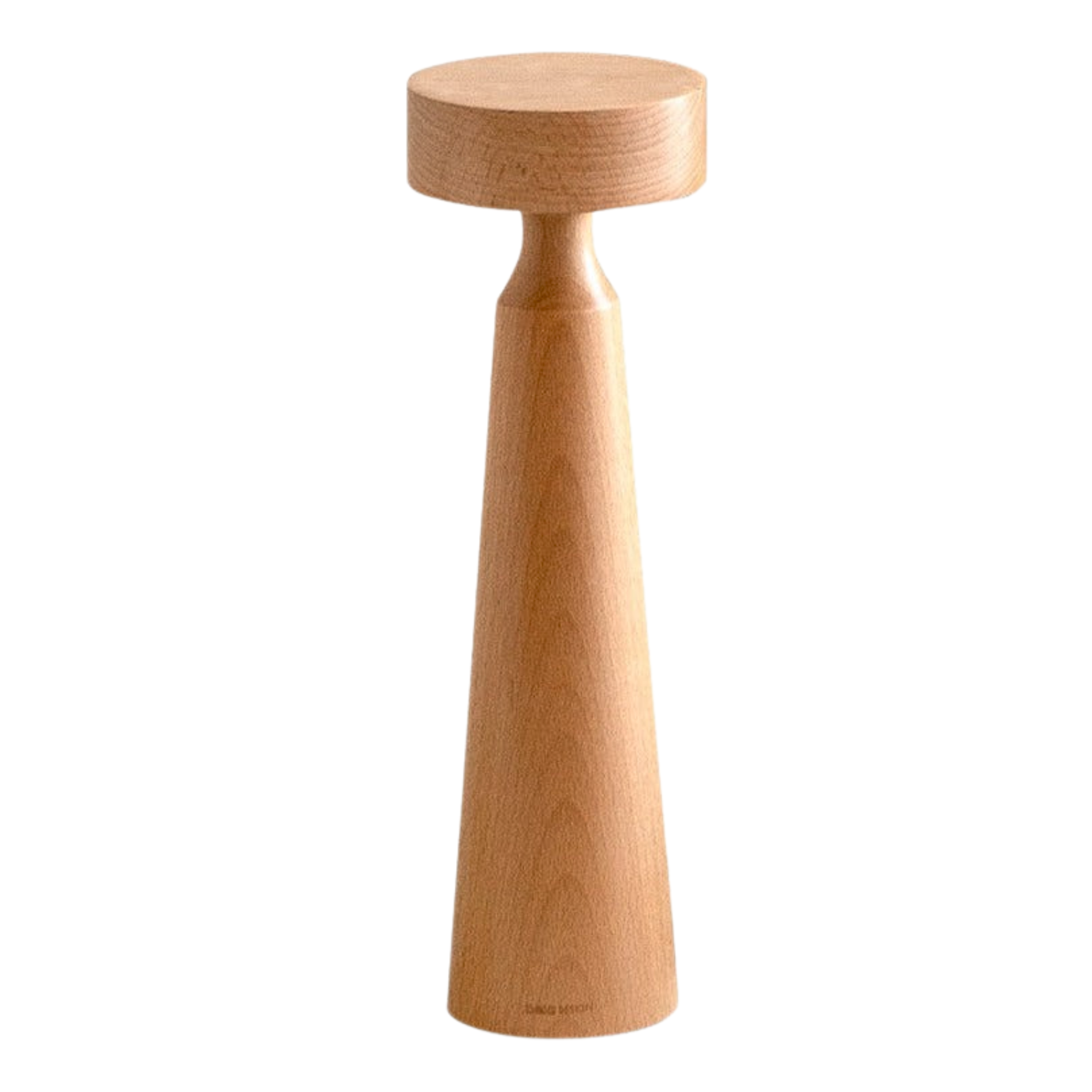 Beech solid wood table bedside mushroom LED light lamp)