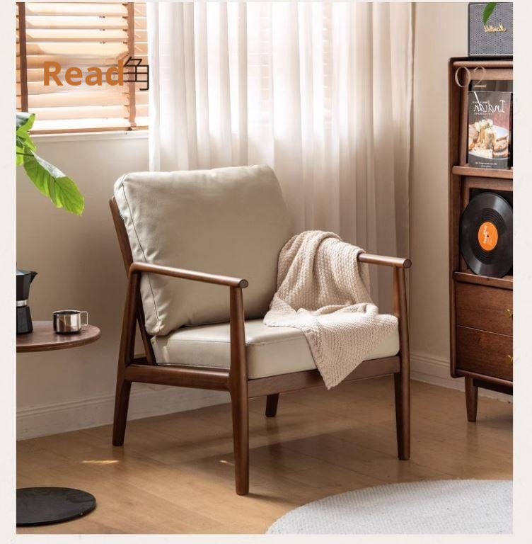 Sandalwood Solid Wood Modern Sofa Chair
