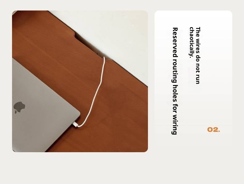 Poplar Solid Wood Bauhaus Style Office Desk