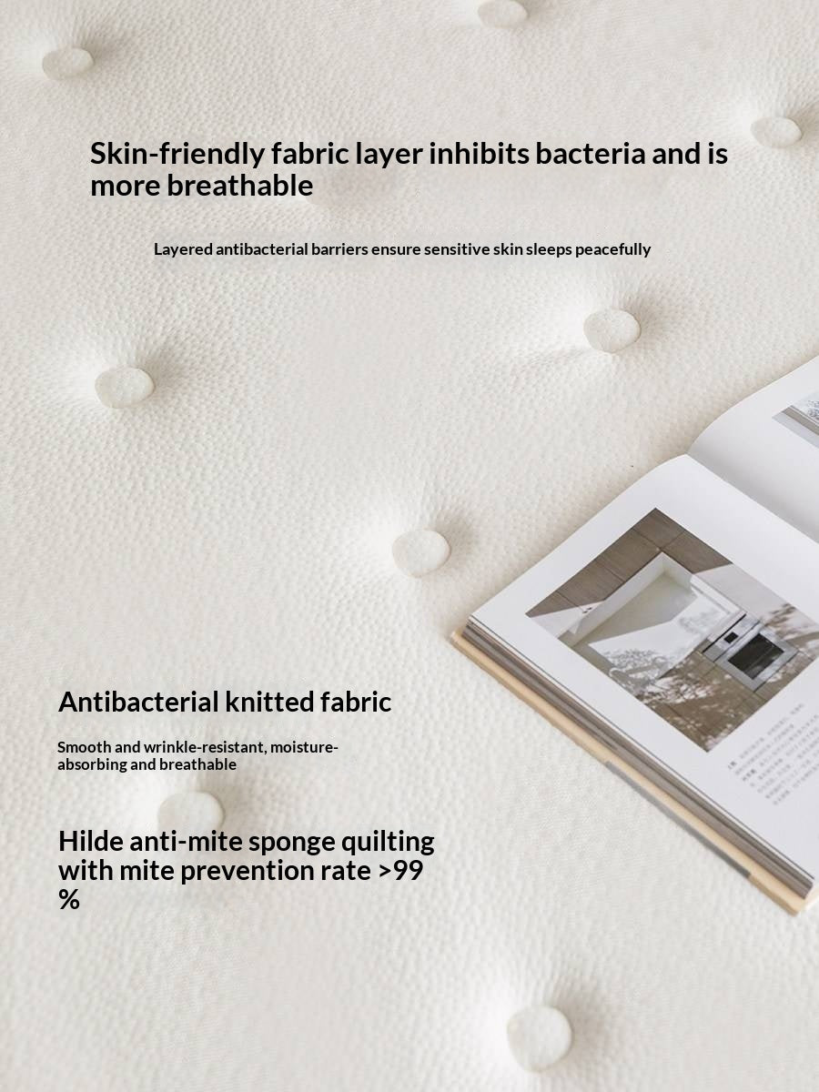 Zero-Glue Lily of the Valley Independent Spring Thick Mattress — Memory Foam, Anti-Mite Latex Support