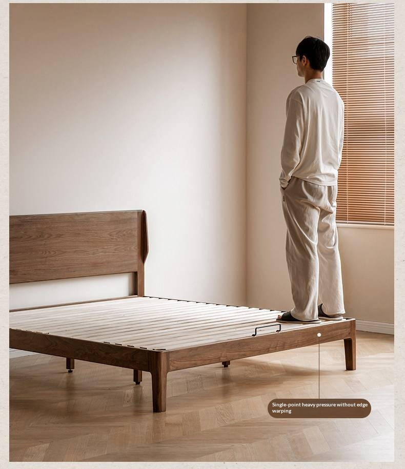 Ash, North American Black Walnut High Head Bed