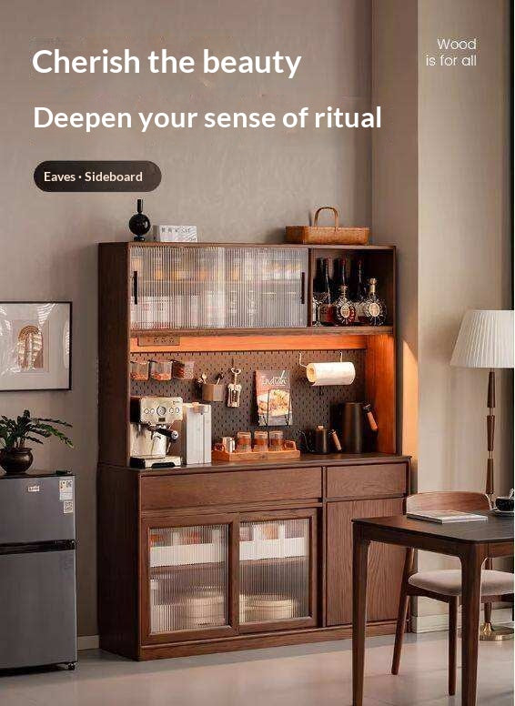 Oak Solid Wood Sideboard Cabinet