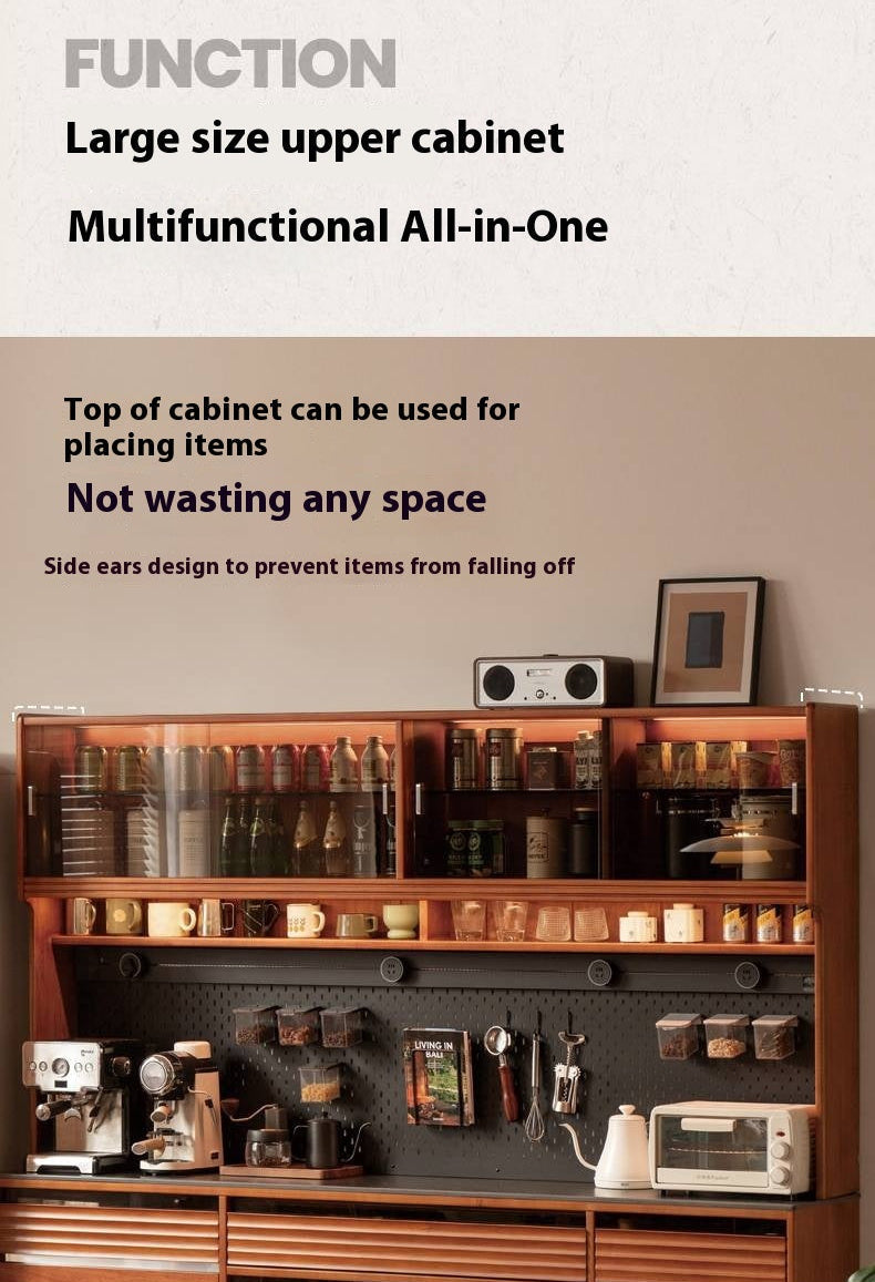 Tulipwood Solid Wood Bauhaus Rock Plate Sideboard