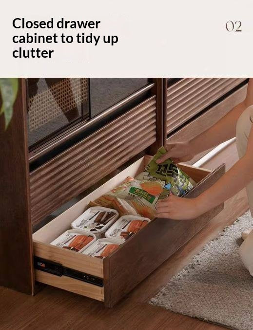 Golden Sandalwood Solid Wood Wall-Mounted Bookcase with Free Combination Grid Design