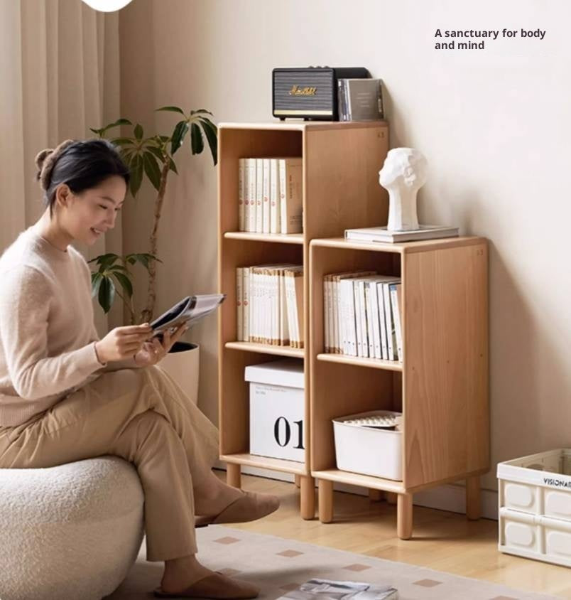 Beech Solid Wood Capacity Bookcase