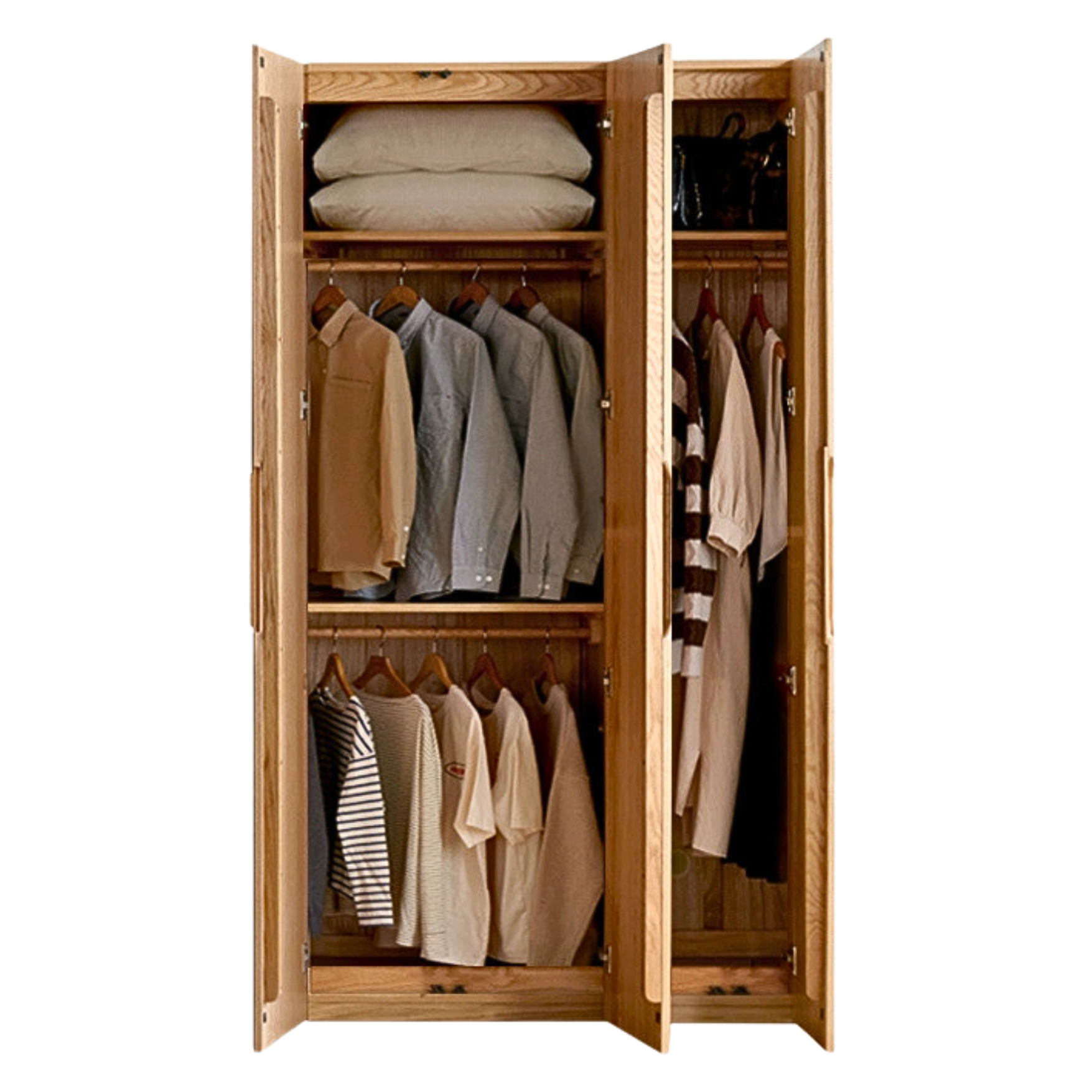 Oak solid wood Wardrobe ::