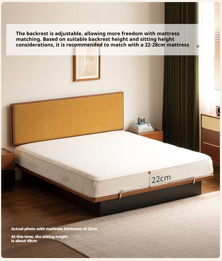 Poplar Solid Wood Soft Suspended Box Bed