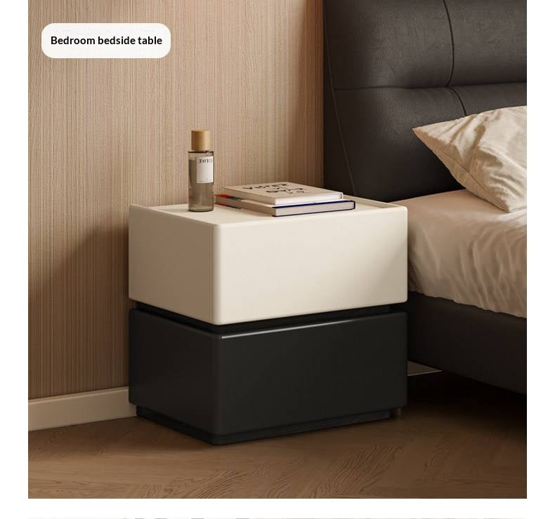 Oak, Ash Solid Wood, Solid RubberWood Light Luxury Side Cabinet