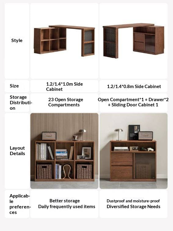 Oak Solid Wood, Solid Rubberwood Telescopic Corner Office Desk