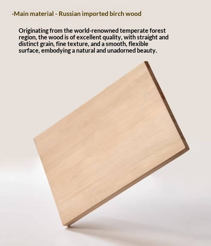 Birch Solid Wood, Solid Rubberwood Modern Simple Makeup Stool