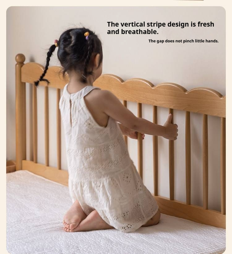 Oak,  Beech Solid Wood Children's Bed