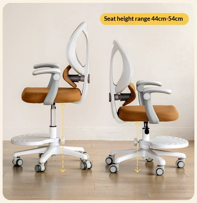 Children's Study Chair with Adjustable Backrest and Adjustable Lift