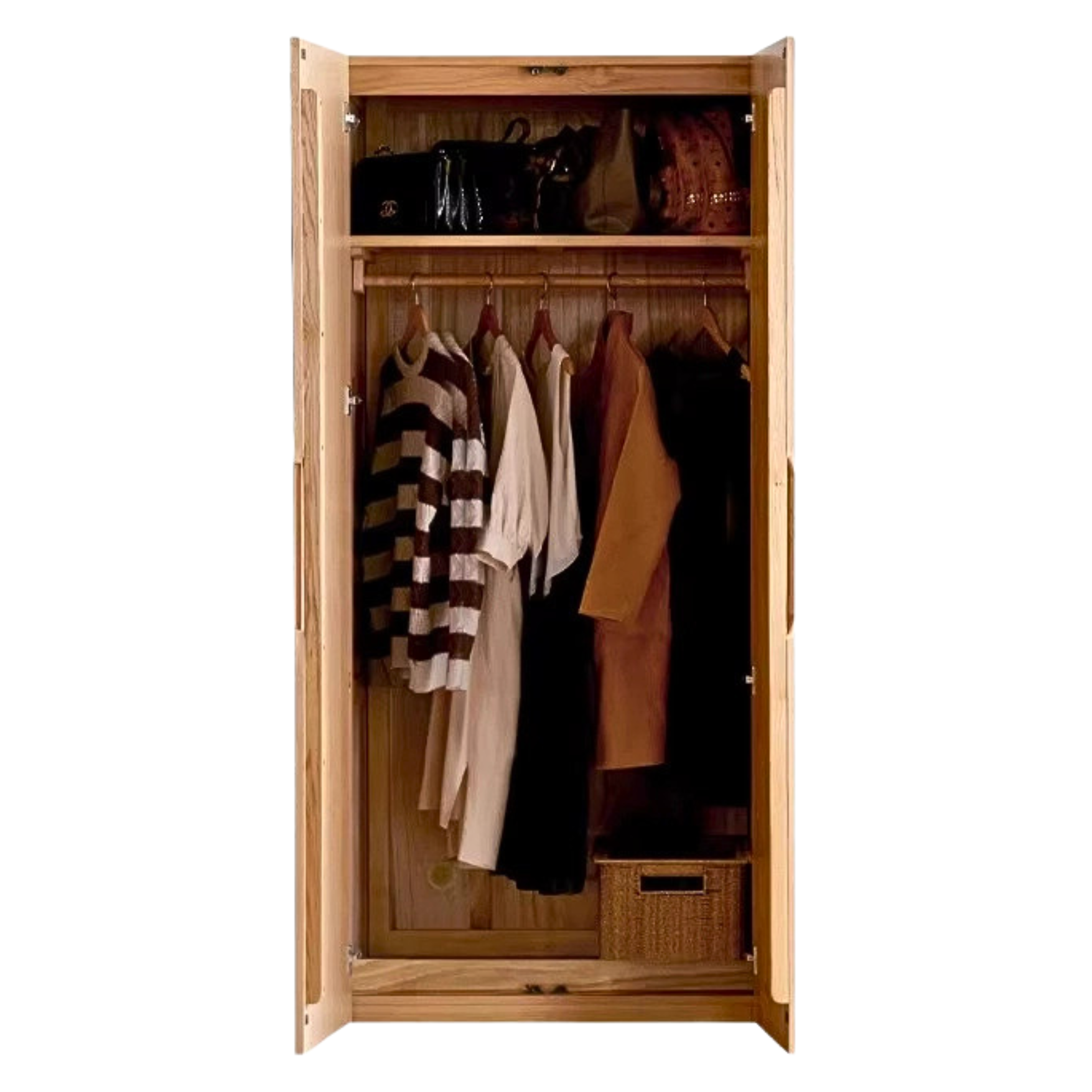 Oak solid wood Wardrobe ::