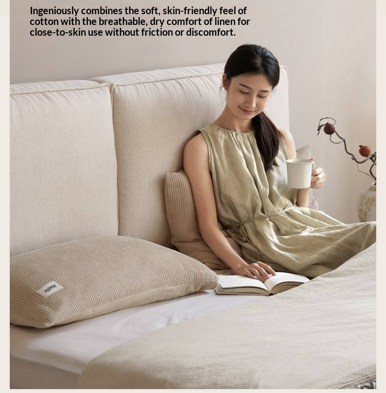 Fabric Suspended Bed Wabi Sabi Style