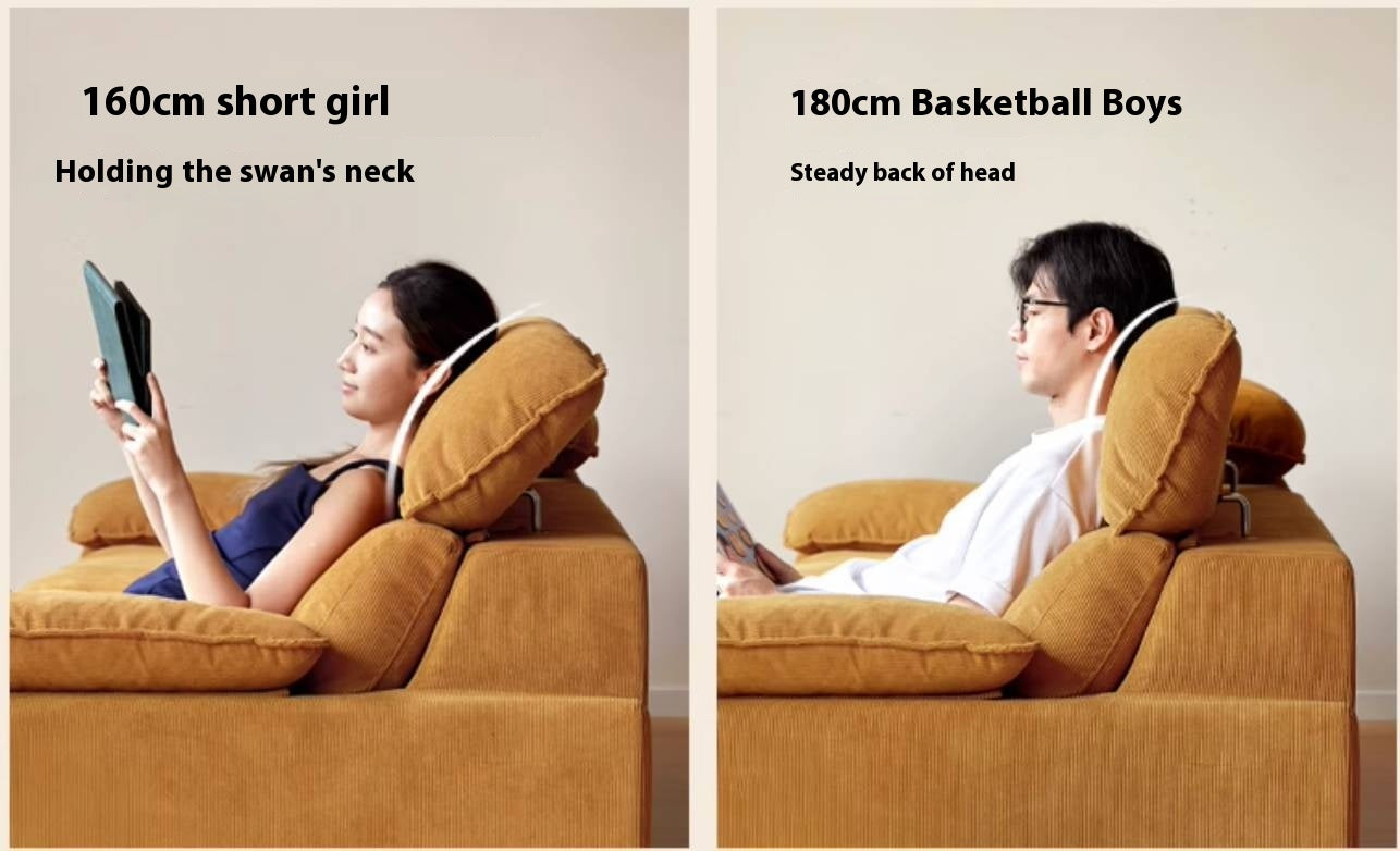 High-Back Corduroy Fabric Sofa with Removable Cover