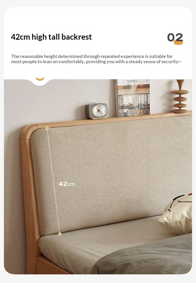 European Beech Solid Wood Multi-Functional Box Bed