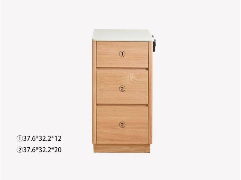 Oak, Beech Solid Wood Modern Rock Plate Island Table