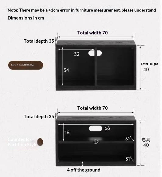 Oak Solid Wood TV Stand Combination Bookcase