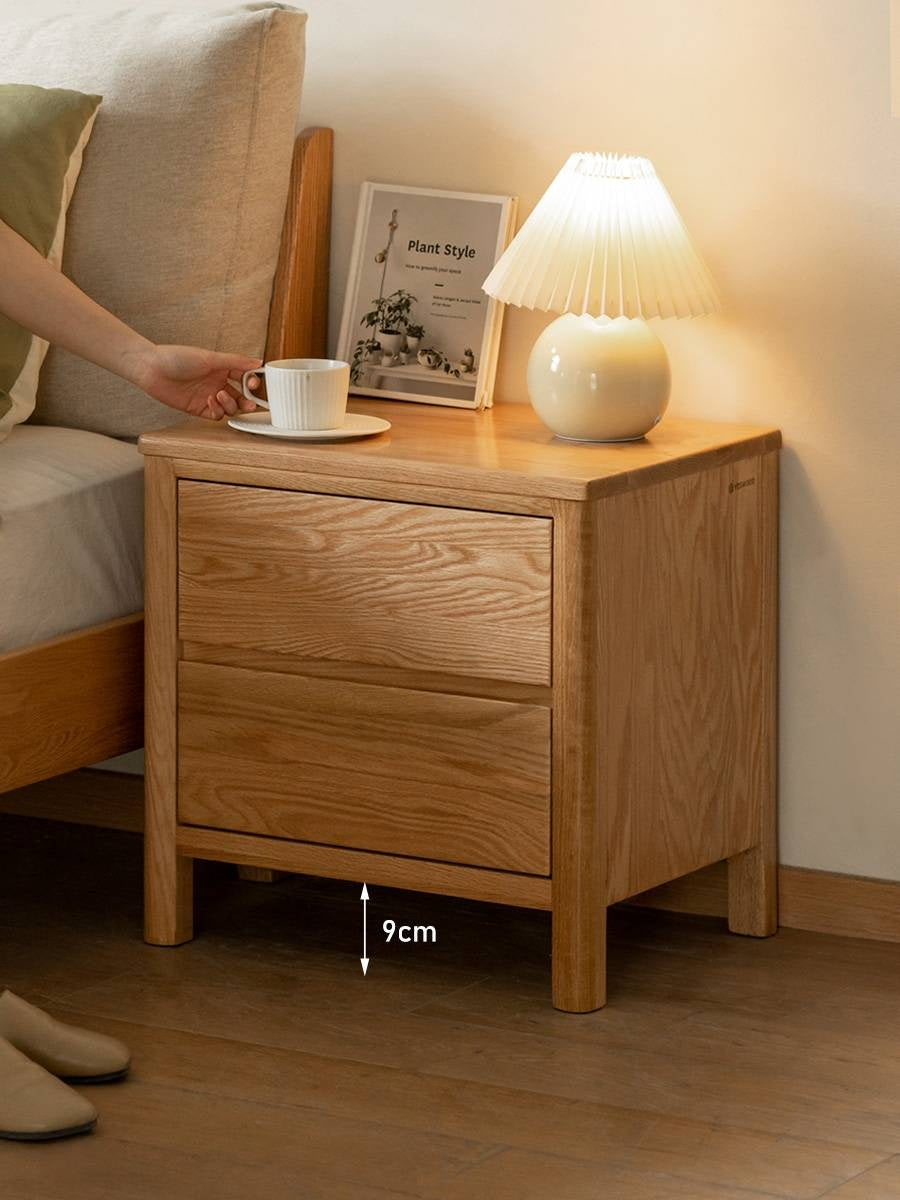 Oak Solid Wood Nordic Nightstand