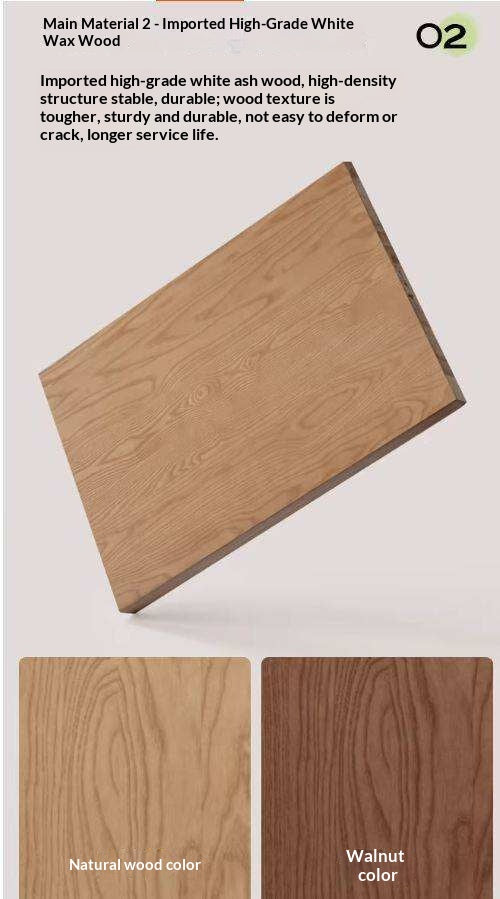 Ash, Oak Solid Wood Modern and Simple Style Tea Stool