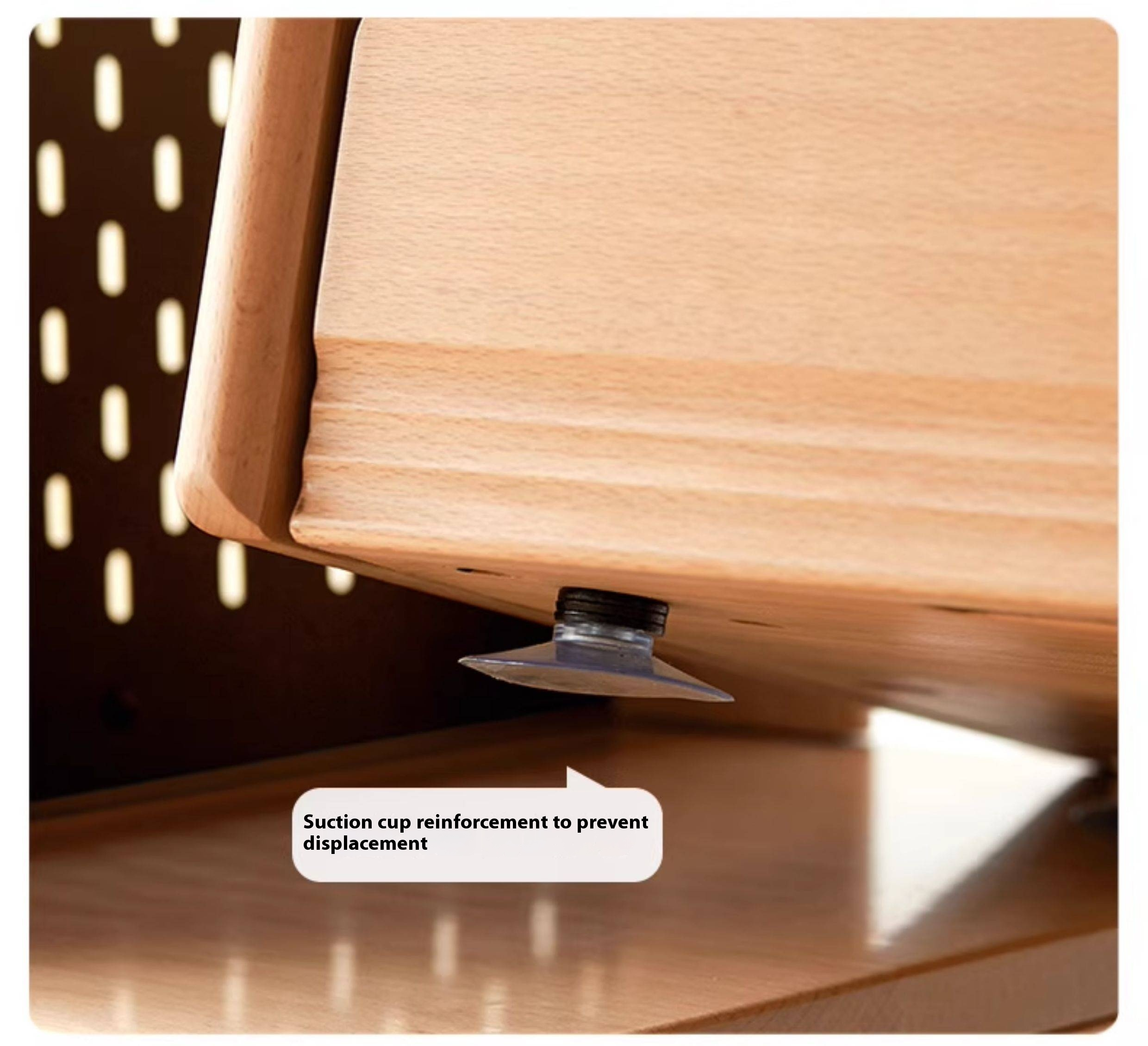 European Beech Solid Wood Retractable Modern Dressing Table