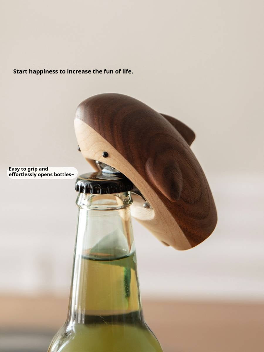 White Oak, Black Walnut, Beech, Maple Solid Wood Beer Bottle Opener