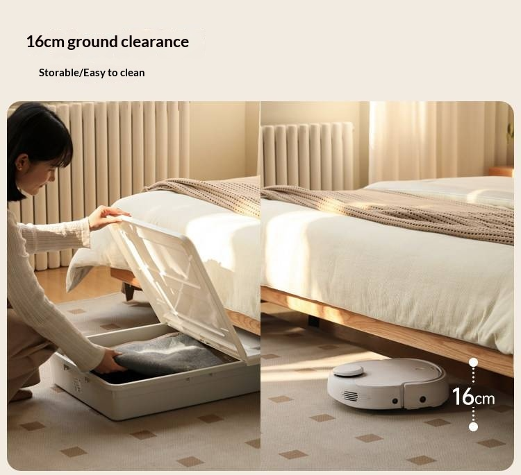 Oak Solid Wood Bed — Simple Floating Bed Design