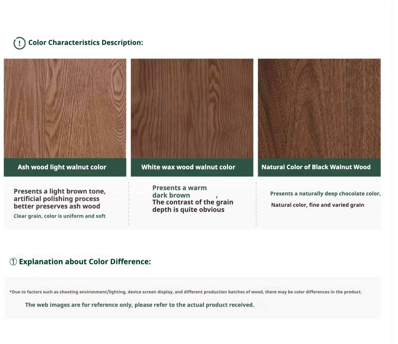 Ash Solid Wood Desk with with drawer Minimalist Design