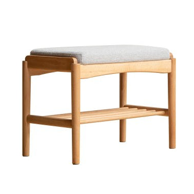 Beech, Oak Solid Wood Shoe Storage Bench