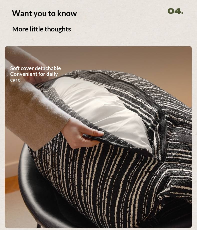 Beech Solid Wood Mid-Century Rocking Lounge Chair with Shell Seat