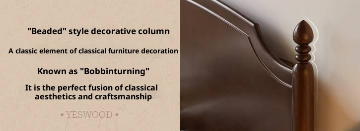 Poplar Solid Wood Box Bed, French Retro Style