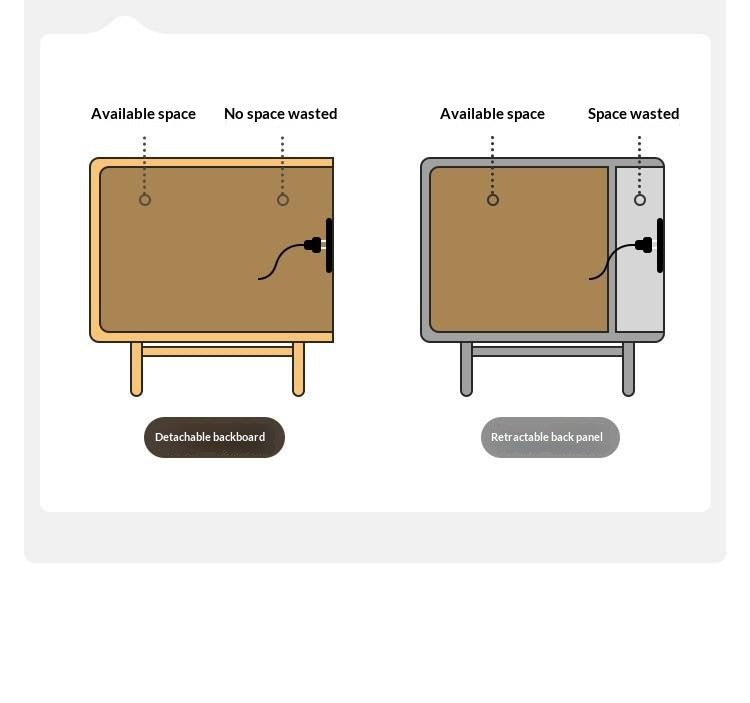 Black Walnut, Solid Sandalwood TV Cabinet Modern Simple.