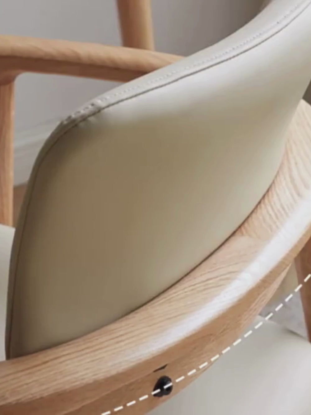 solid wood dining chair Japanese style log back chair leisure chair ...
