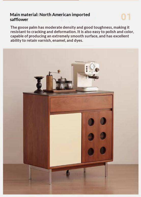 Tulipwood Solid Wood Medieval Style Sideboard