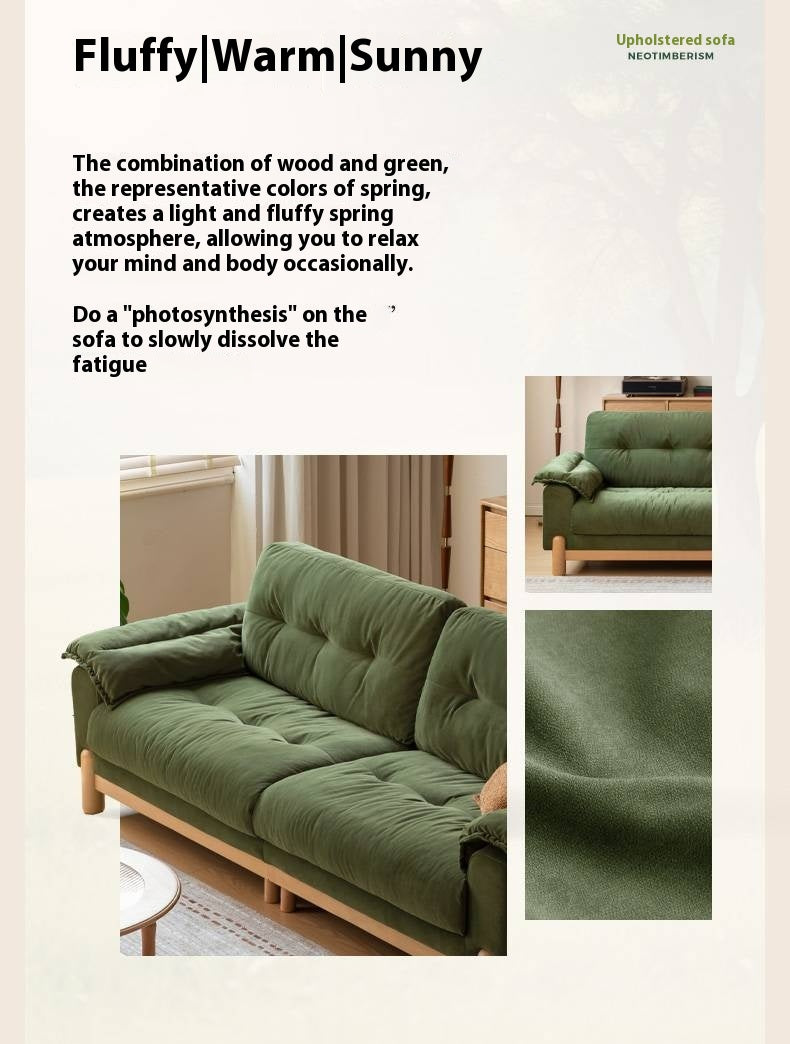 Beech Solid Wood cat scratching cloth sofa