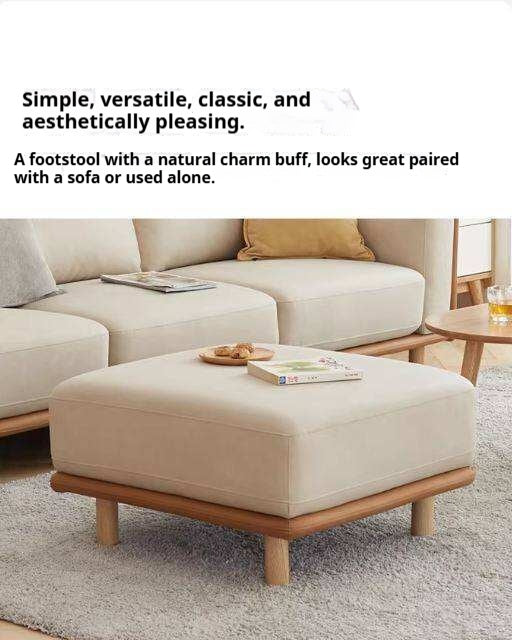 Fabric Soft Footstool Modern And Simple  Footrest
