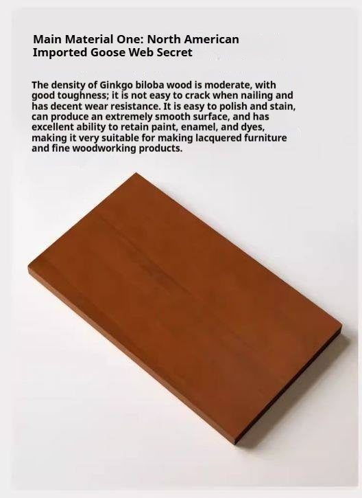 Tulipwood Solid Wood Mobile Side Table for Making Tea Around The Stove.