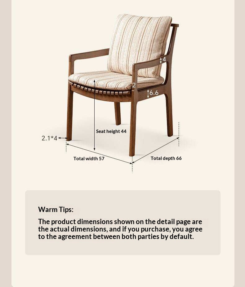 Oak Solid Wood Armchair, dual Reading Chair with Sculpted Back, Home Office Desk Chair
