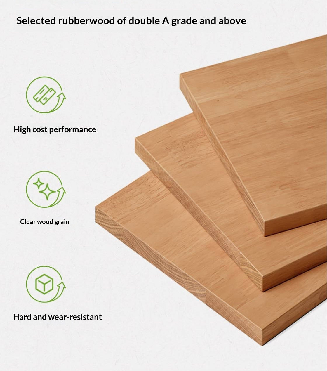 Rubberwood Solid Wood Shoe Rack Multi Layer Storage Organizer