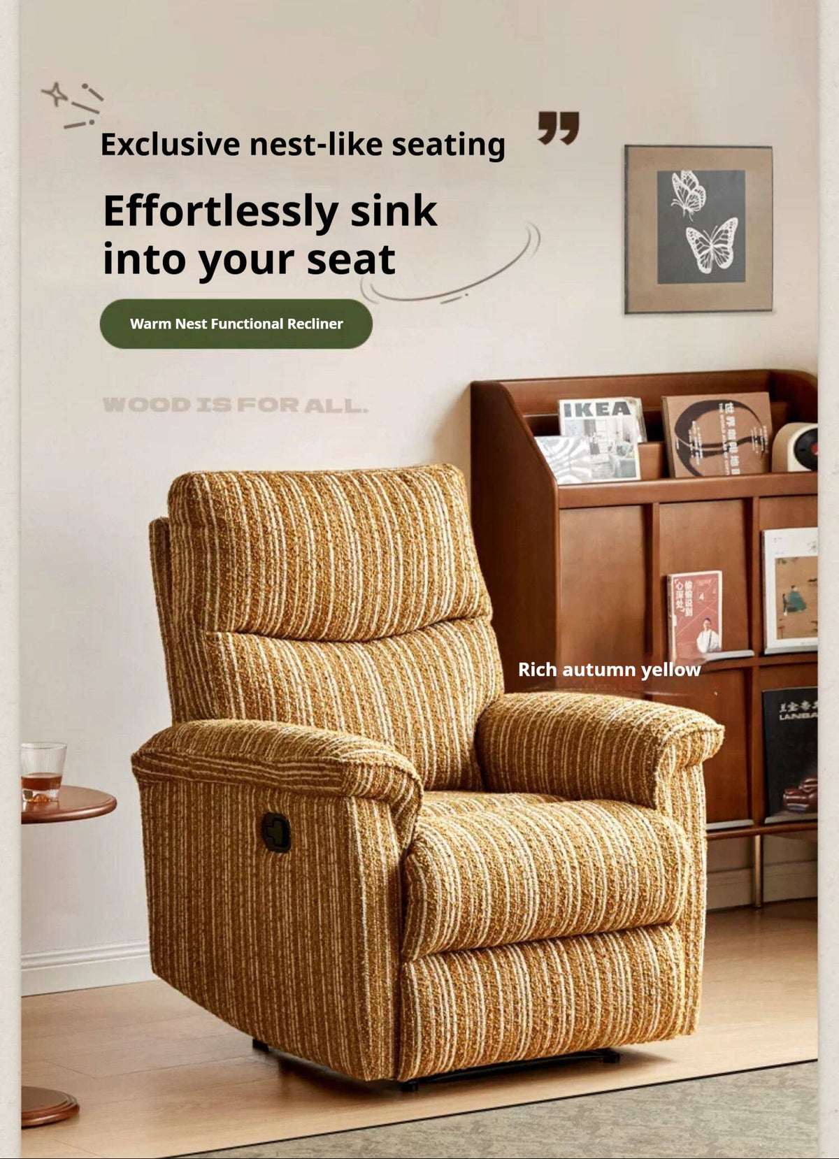 Fabric Modern Style Armchair