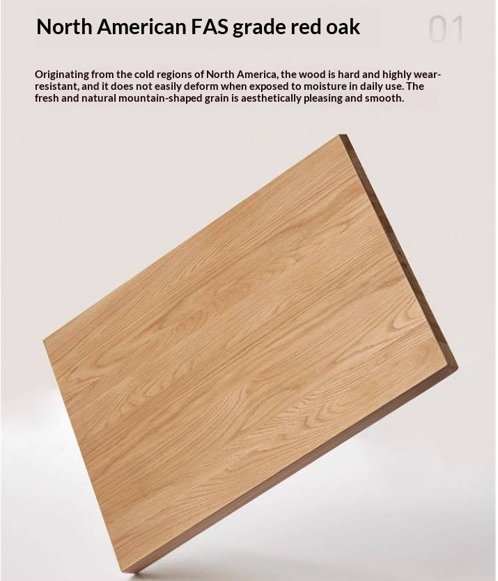 Oak Solid Wood Bedroom TV Cabinet