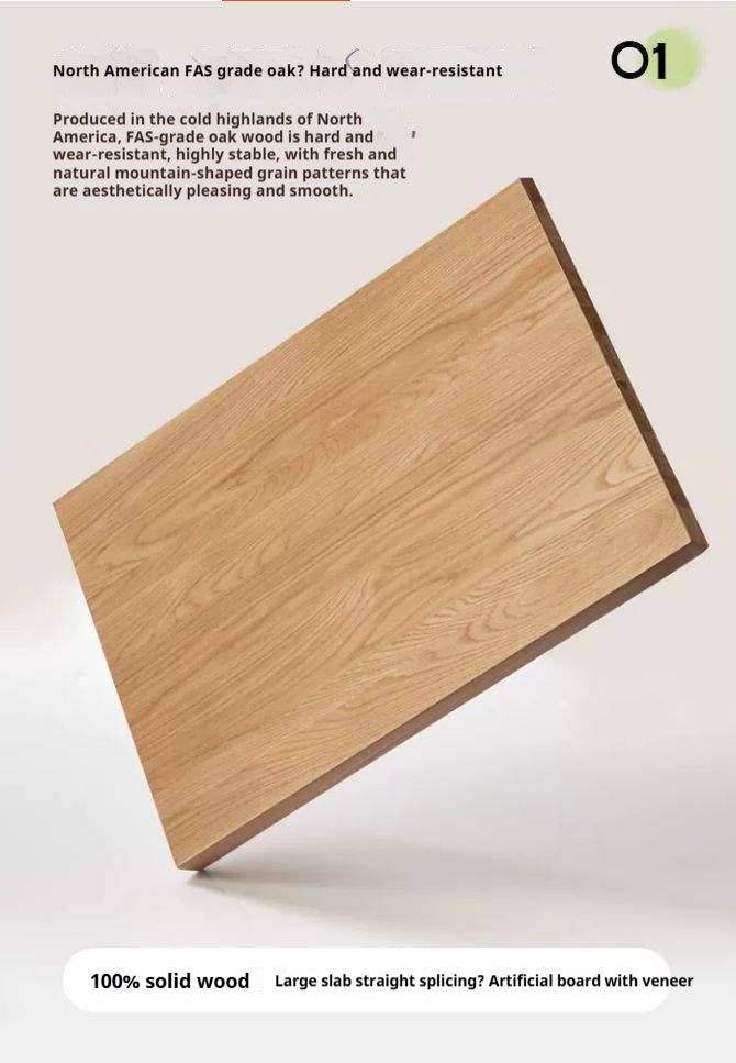 Oak Solid Wood Small Folding Coffee Table